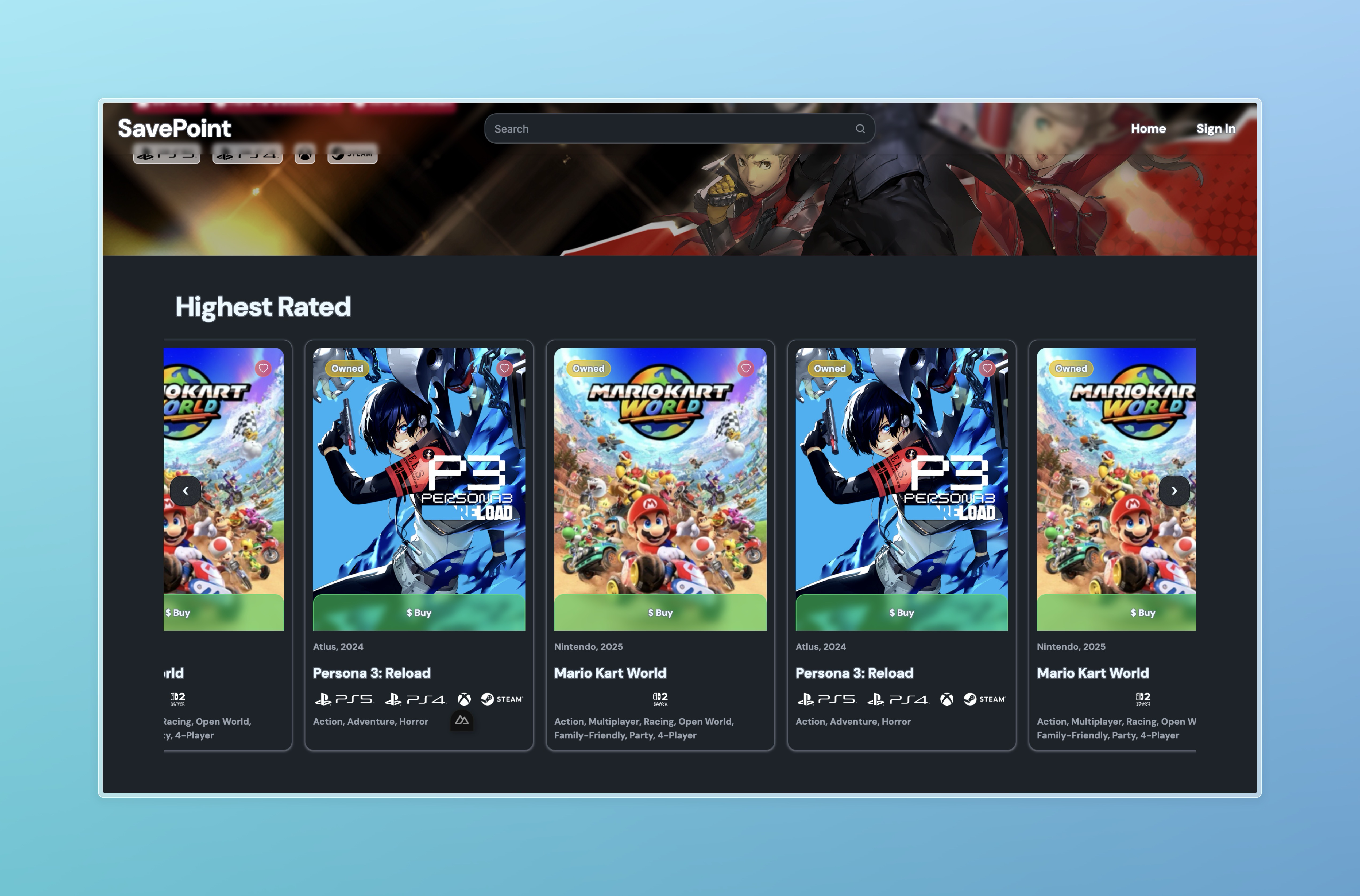 savepoint home bottom dark